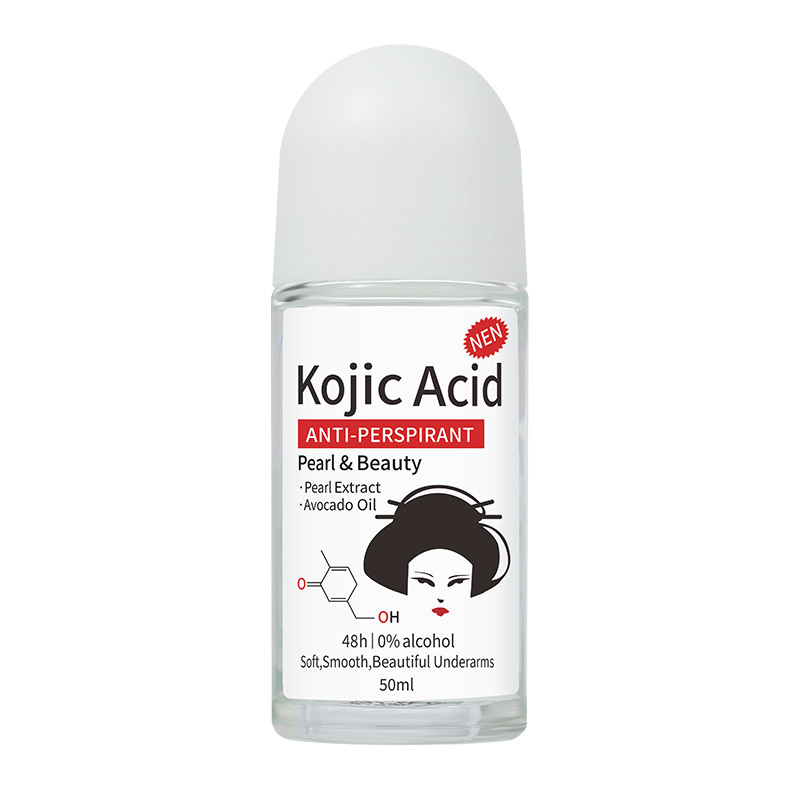 Cross-border Kojic Acid Beads Antiperspirant Lotion, Long-lasting Fragrance, Underarm Fresh Scent, Body Odor Liquid, Odor Spray, 50ml for Export Item Picture