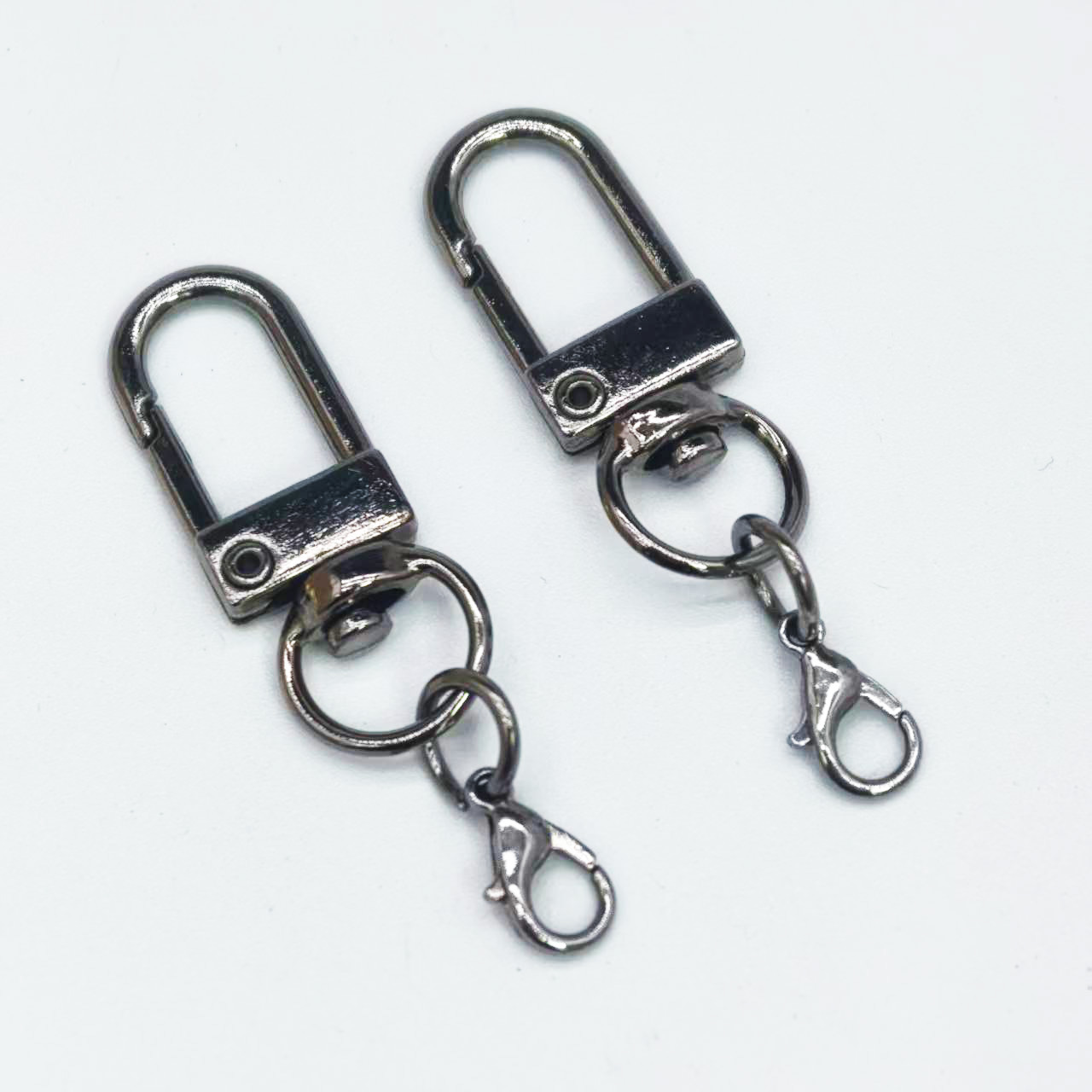 Immediate delivery of zinc alloy door buckles in various colors, U-shaped buckles, lobster buckles, diy handcrafted connecting buckles, decorative materials Item Picture