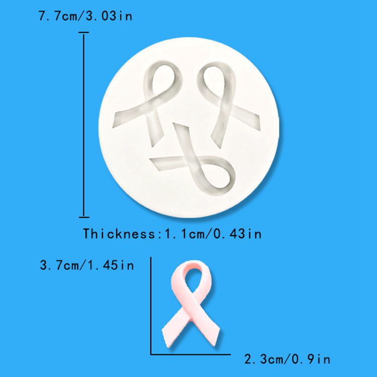 Ribbon Knot Cake Decoration Chocolate Baking Diy Silicone Mold Bow Cookie Homemade Fondant Mold Application Scenario