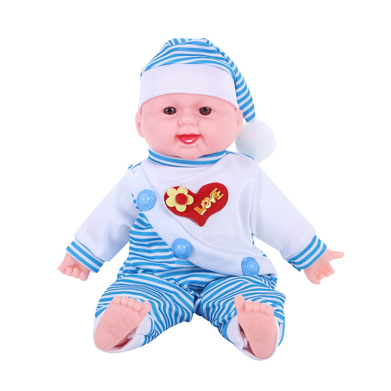 Small Doll Baby Play Doll Skin-Friendly Vinyl Doll Domestic Sister Teaching Aids Children Early Education Comfort Doll Item Picture