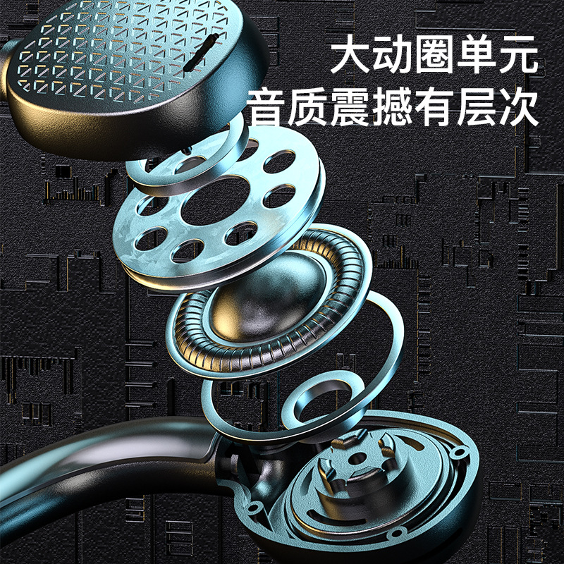 Wholesale of sports bone conduction Bluetooth headphones, non-in-ear, ultra-long battery life, air-sensing conduction over-ear wireless headphones Application Scenario