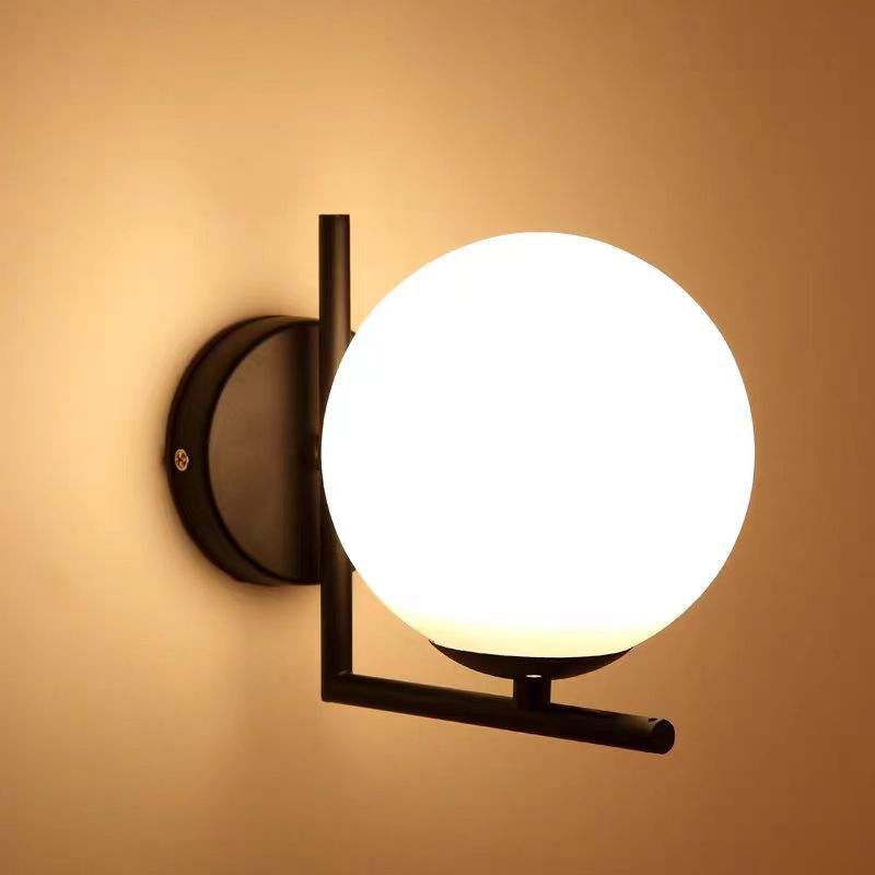 Cross-border modern Nordic bedroom wall lamps, bedside lamps, simple living room decoration, led wall lamps for corridors and passageways, Zhongshan lamps Specification drawing