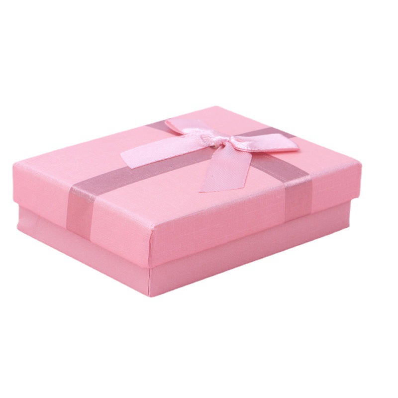 Manufacturer Jewelry Box Bow Ring Necklace Gift Display Box Jewelry Storage Box Item Picture