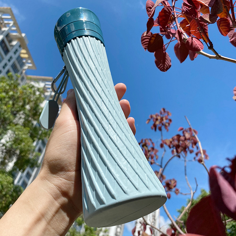 小蛮腰折叠硅胶水杯办公室车载户外运动水杯旅行骑行便携水壶水瓶