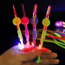 Toy flying arrow flying fairy light catapult flying sword outdoor flashing children's stalls night market wholesale