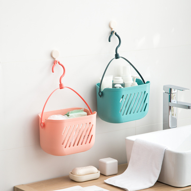 The kitchen hanging basket with rope hooks for storing ginger and garlic, the miscellaneous hanging bucket, and the hanging rack are all best-selling storage baskets details Picture