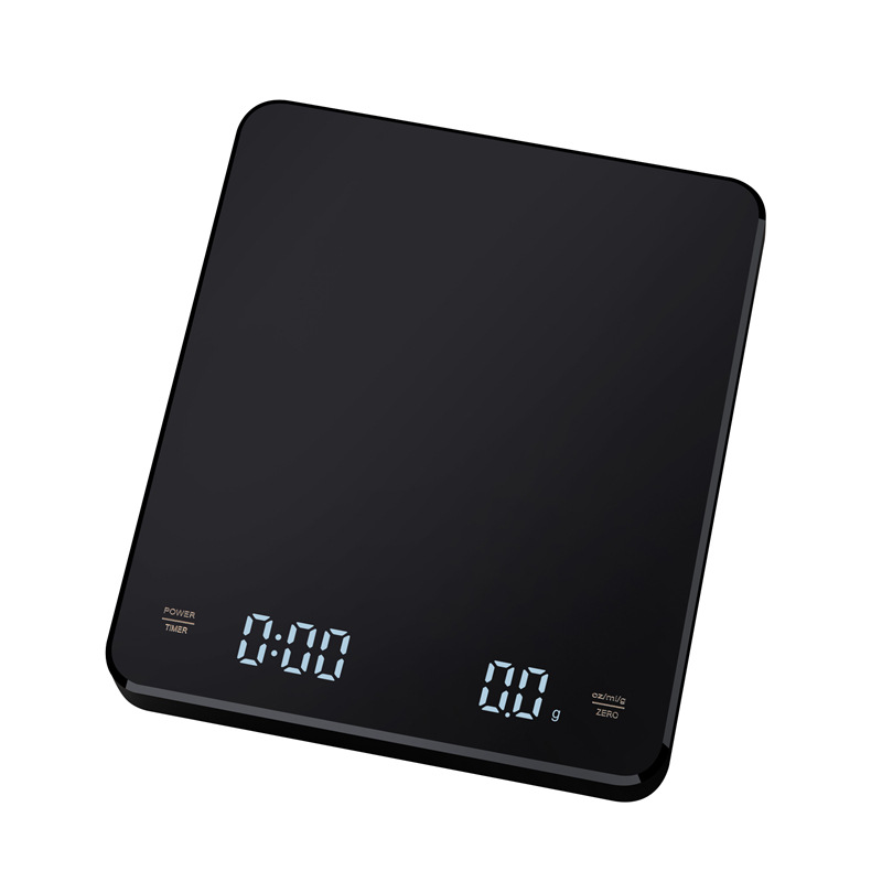 Hand-brewed coffee electronic scale, precise household kitchen scale, small coffee bean weighing device, dedicated automatic timing gram scale Application Scenario