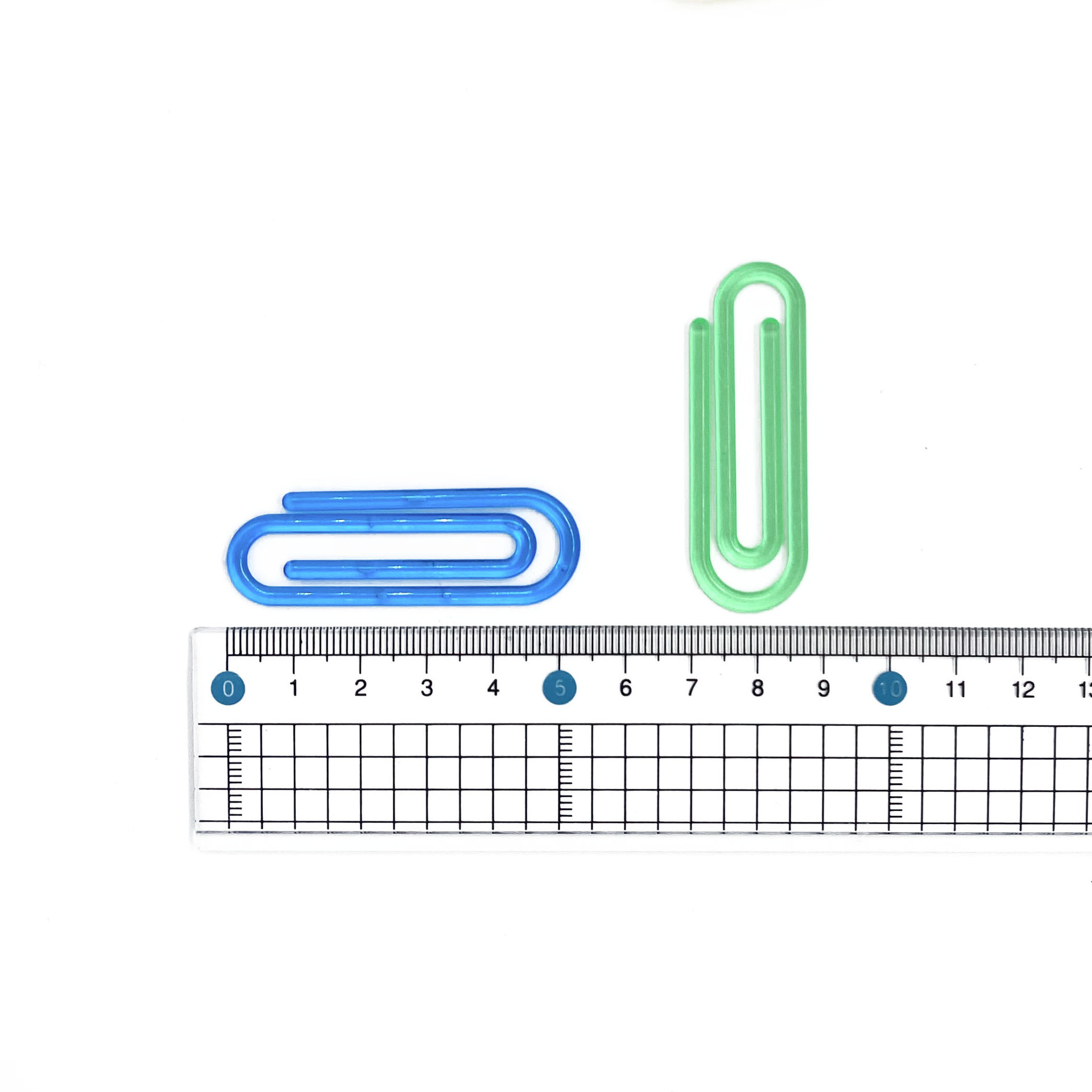 Transparent colored paper clips, creative serpentine paper clips, plastic paper clips, ticket holders, test paper holders, office and study supplies Item Picture