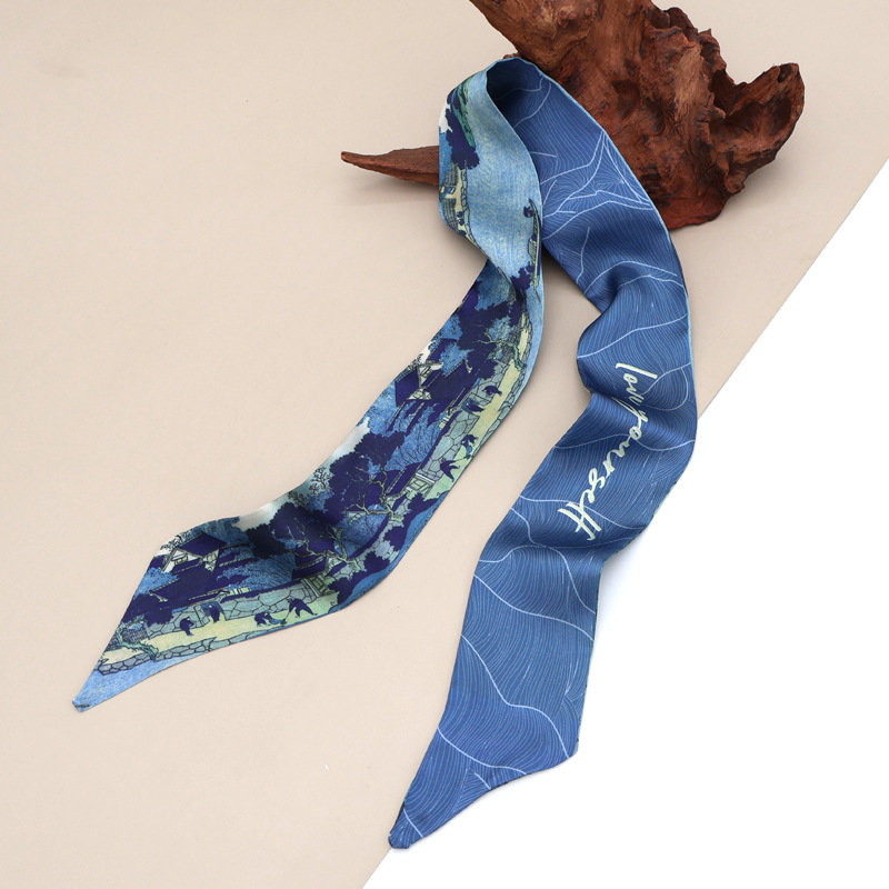The "National Trend Ancient Style" series features ink-wash painting, silk texture, satin, flowing silk scarves, ribbons, hair ties, belts and wrist straps Application Scenario