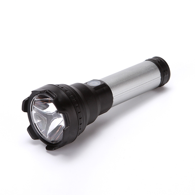Wholesale of ABS high-intensity flashlight LED outdoor USB charging household portable 18650 waterproof small flashlight emergency light Item Picture