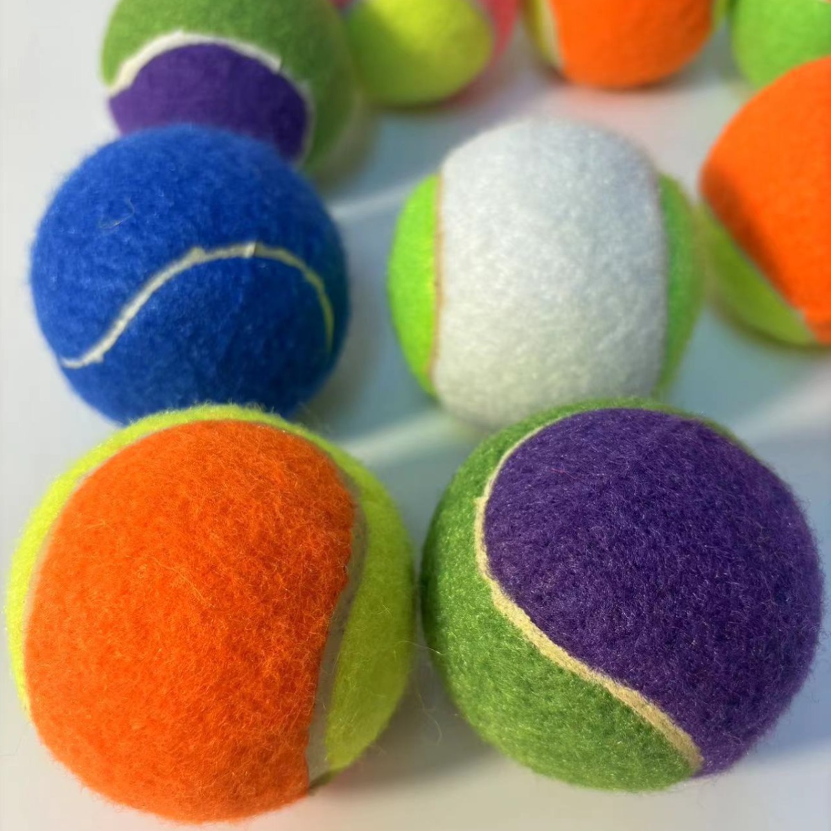 Color Tennis Bulk Wholesale Training Tennis Bulk Wholesale Factory Direct Cross-Border Tennis Bulk Wholesale details Picture