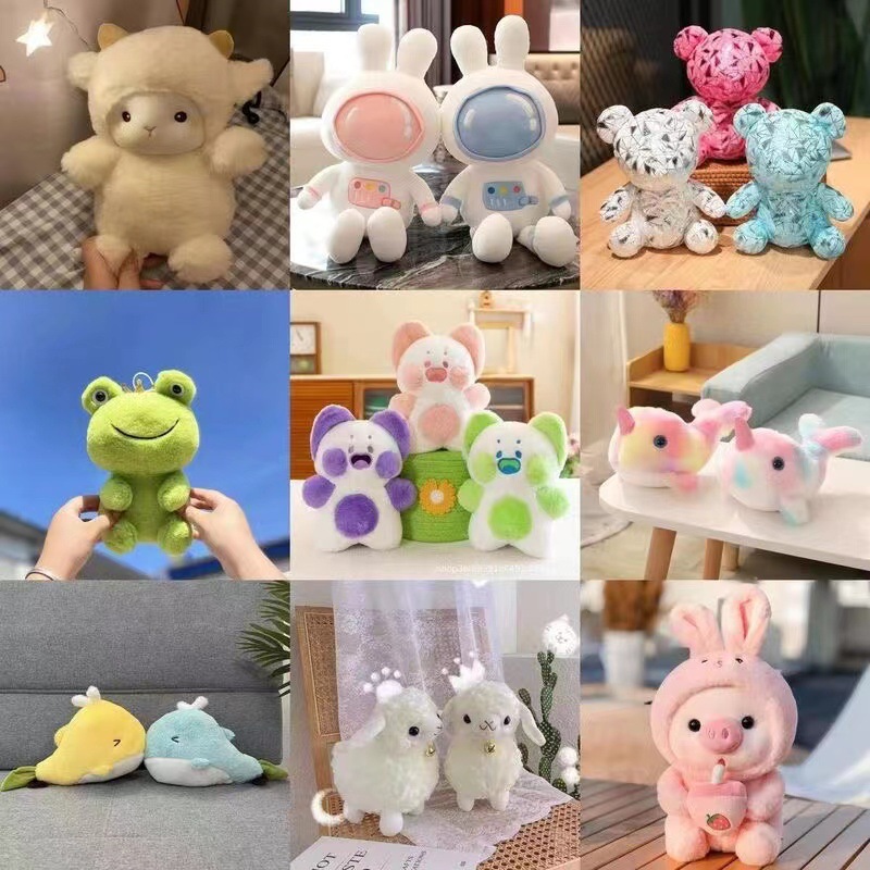 New 8-Inch Claw Machine Doll Plush Toy Gift Annual Meeting Activity Gift Stall 8-Inch Claw Machine details Picture