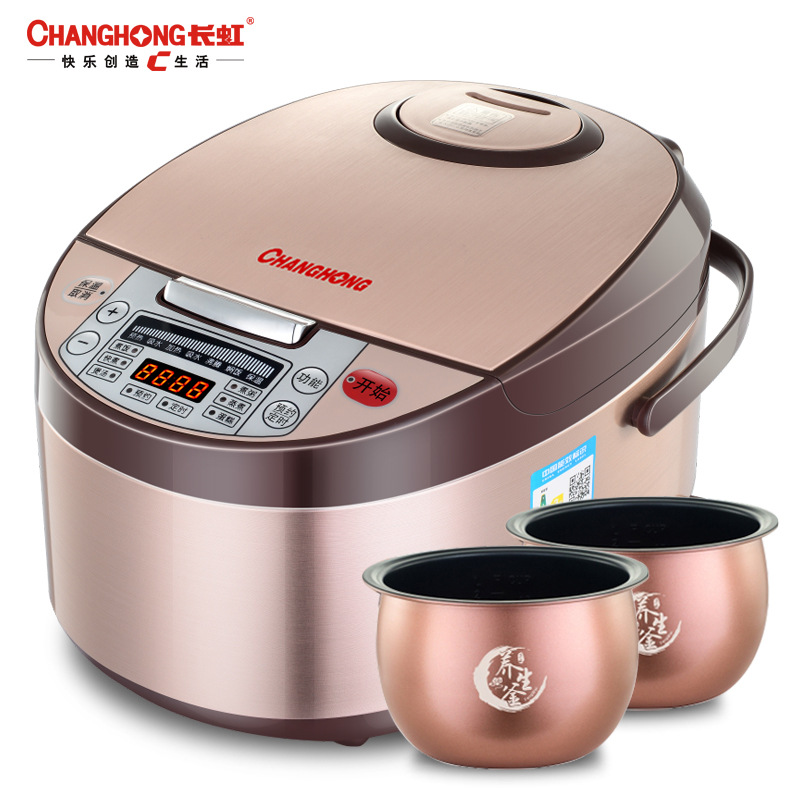 Factory Direct Sales Changhong Rice Cooker Home 3L4l5l Large Capacity Rice Cooker Intelligent Reservation Cooking Rice Pot Soup Item Picture