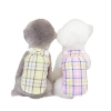 Pet princess dress, pet dog clothes, pet clothing spring and summer new style 23 pure cotton checkered straps Item Picture