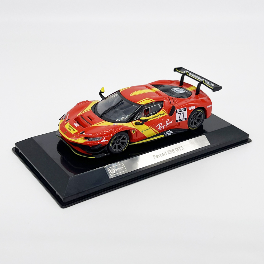 The new Ferrari 1:43 premium series rally car alloy car model is a collectible gift and decorative item Specification image