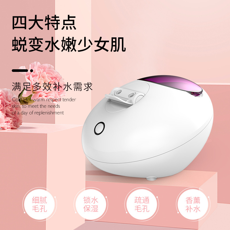 New OEM customized face steaming device, cross-border beauty spray device, aromatherapy anti-dry burning 200ml, skin hydration for girls Application Scenario