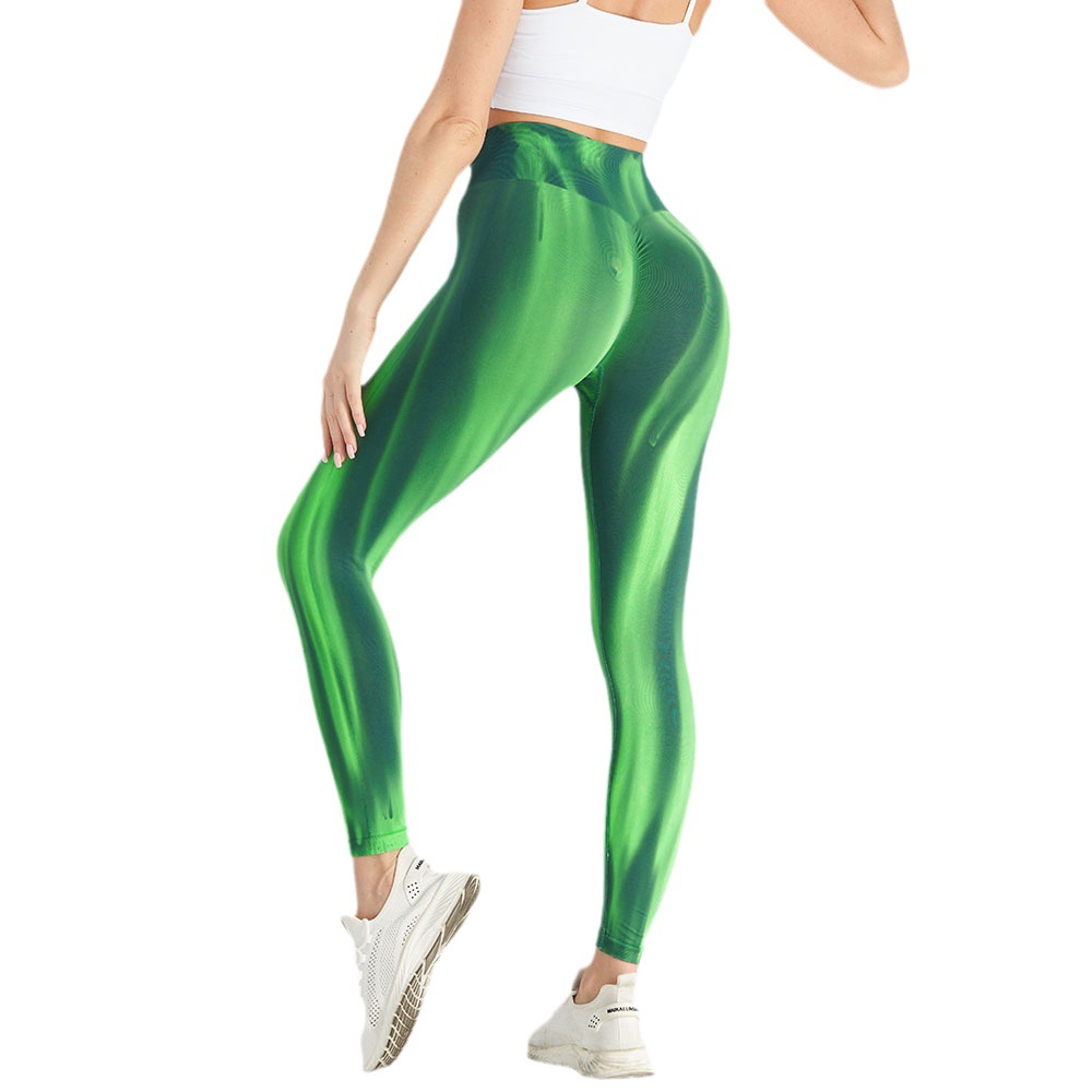 New cross-border Aurora sports yoga pants, seamless high-waisted fitness pants, yoga pants, slimming bestsellers, peach buttocks Item Picture