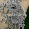 Gold thread lace accessories, rose gold sprinkled with gold powder flower, factory production discount, DIY foreign trade collar flower and corsages Specification image