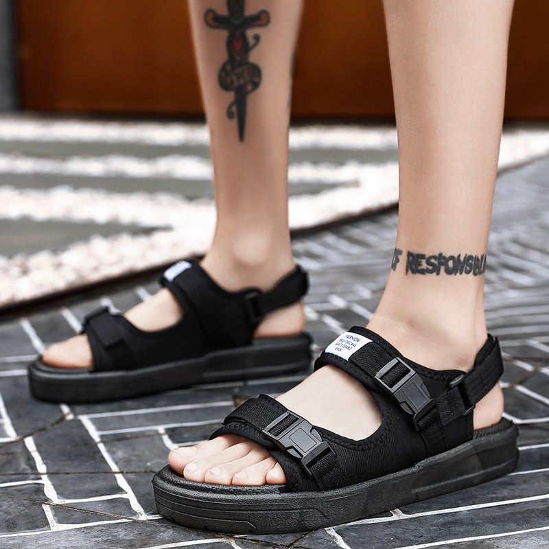 Men's Sandals Summer Korean Version Students New Casual Beach Shoes Trend Summer Men's Slippers Breathable Non-Slip Men's Shoes details Picture