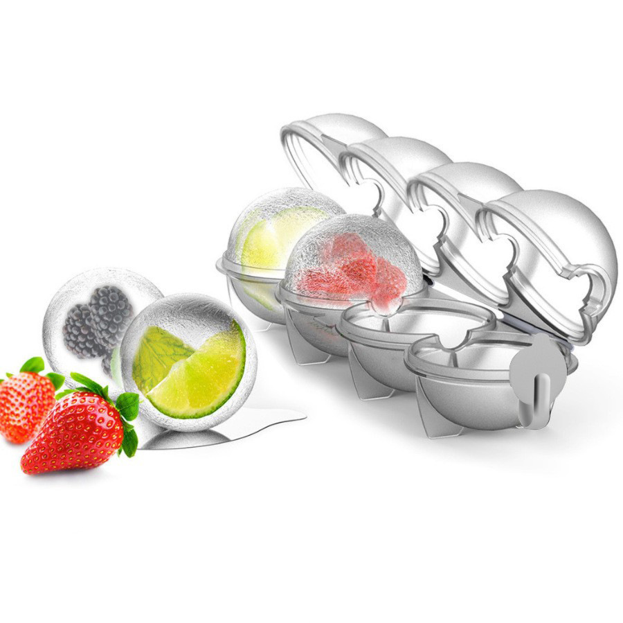 Whisky vodka round ice box ice ball ball ice box grinding ice maker ice ball four-hole ice ball model