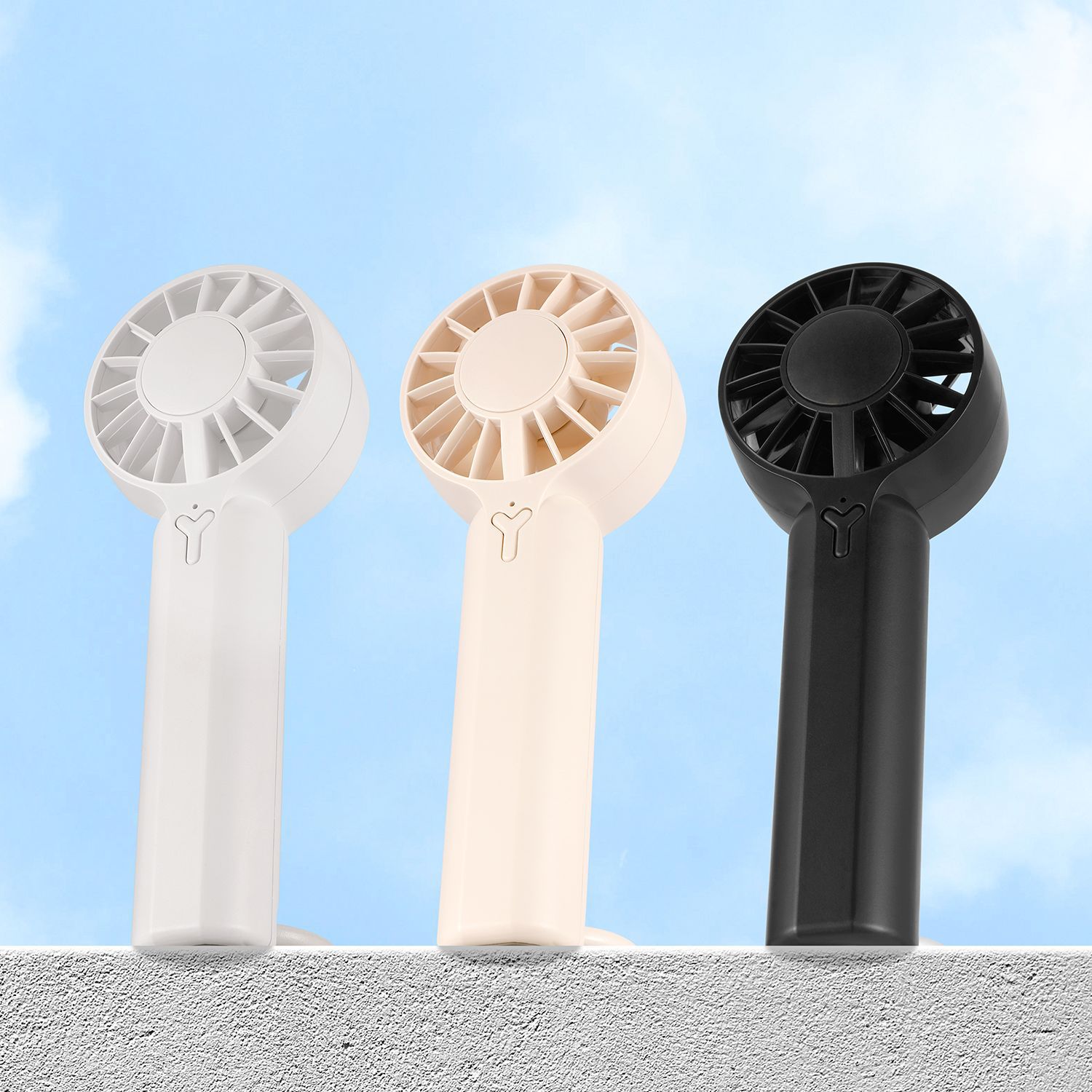 跨境电商款手持迷你小风扇USB超大高速电机风扇风力登山便携风扇