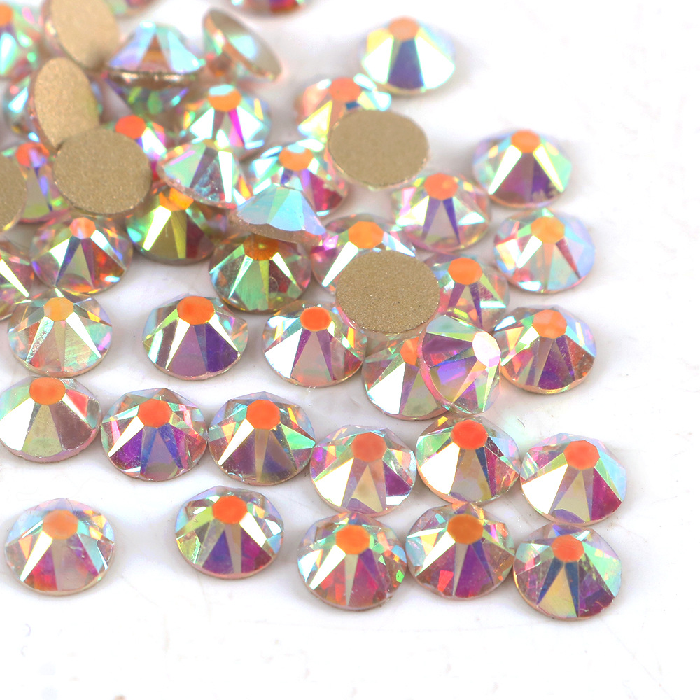 Wholesale of eight or eight small flat-bottomed drills, glass and crystal drills, diy nail art, mobile phone cases, accessories, nail stickers and drills