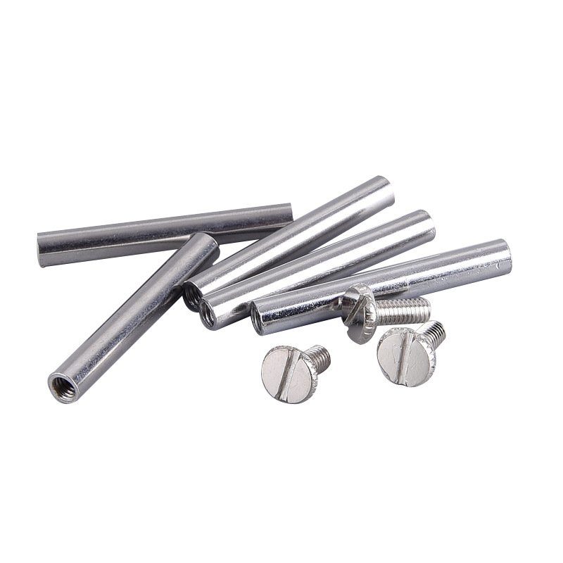 灯饰内螺纹连接件紧固件空心M4内牙管 通孔空心连接管接头内牙棒详情图4