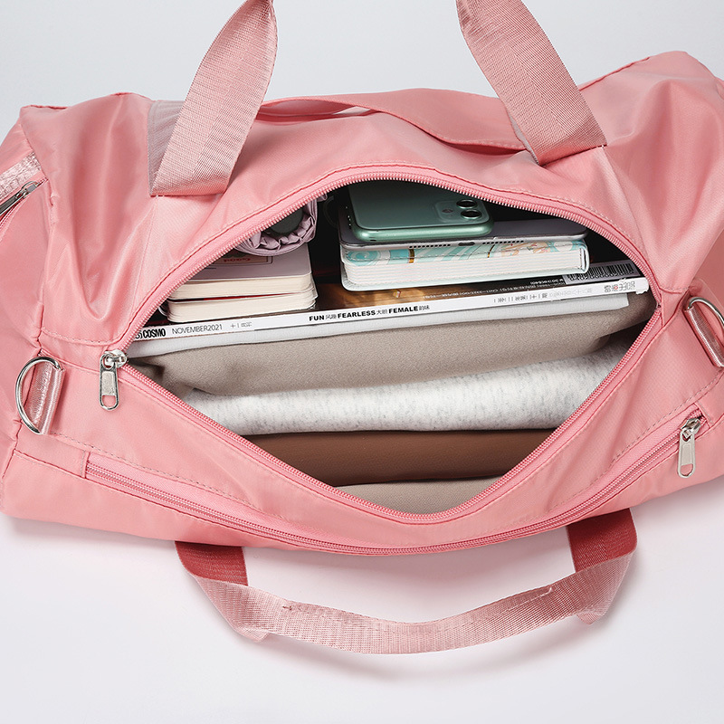 Factory wholesale large-capacity travel bags, dry-wet separation sports, yoga and fitness bags, outdoor camping waterproof handbags Item Picture