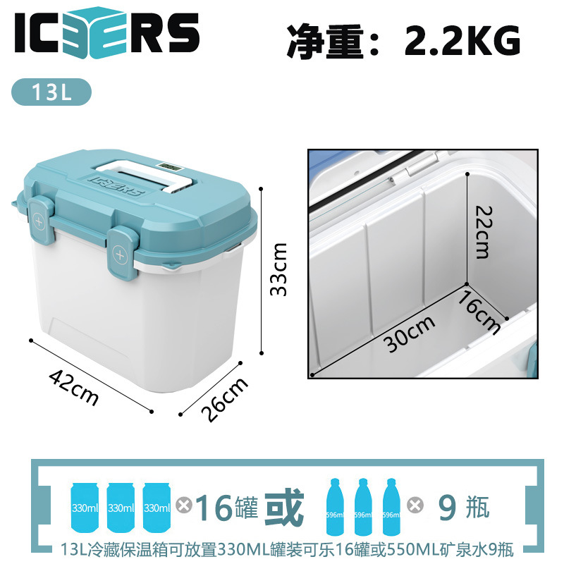 【工厂】ICERS（艾森斯）13升PU保温箱医药品冷藏箱冷链运输箱生物试剂转运专业款ICE913详情图5