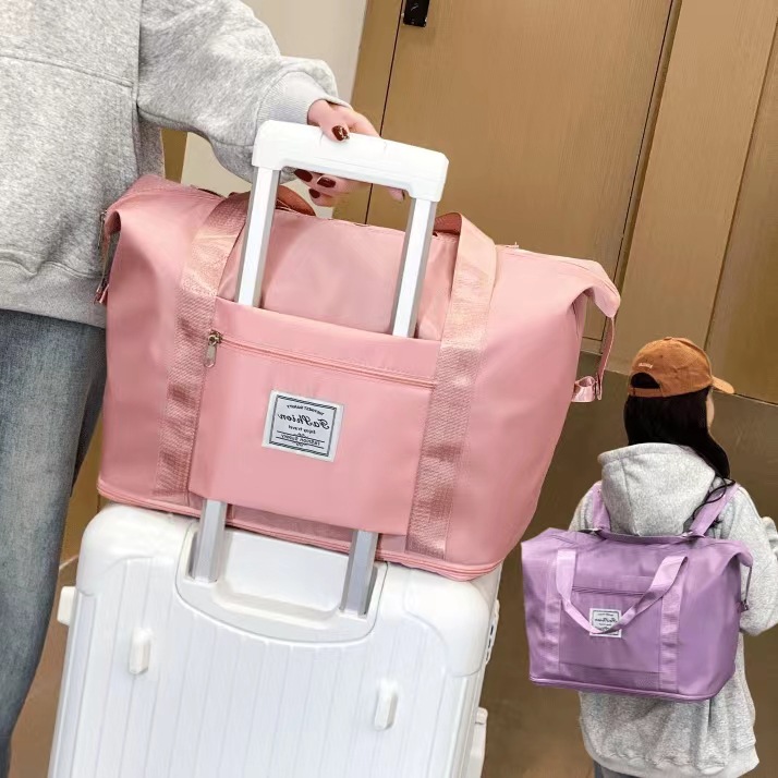 出差旅行包女短途行李包手提大容量收纳袋轻便旅游收纳袋旅行包袋图