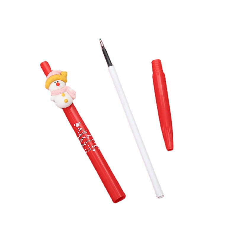 New Zhongfan Christmas student office press gel pen wholesale Elk Christmas student exam Press pen Item Picture