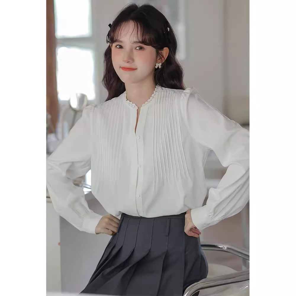 蕾丝、雪纺衫实物图