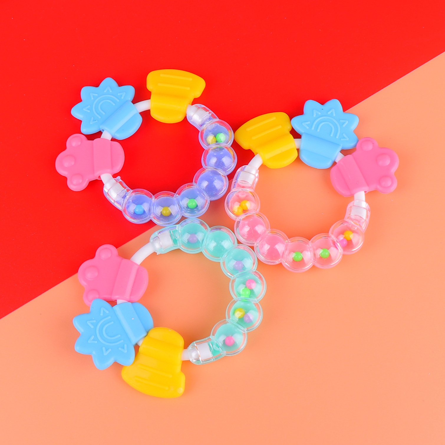 MOK Baby Ringing teething Gel, teething gel, crying and Soothing toy, teething Silicone teething Fun, exclusively for cross-border use Specification image