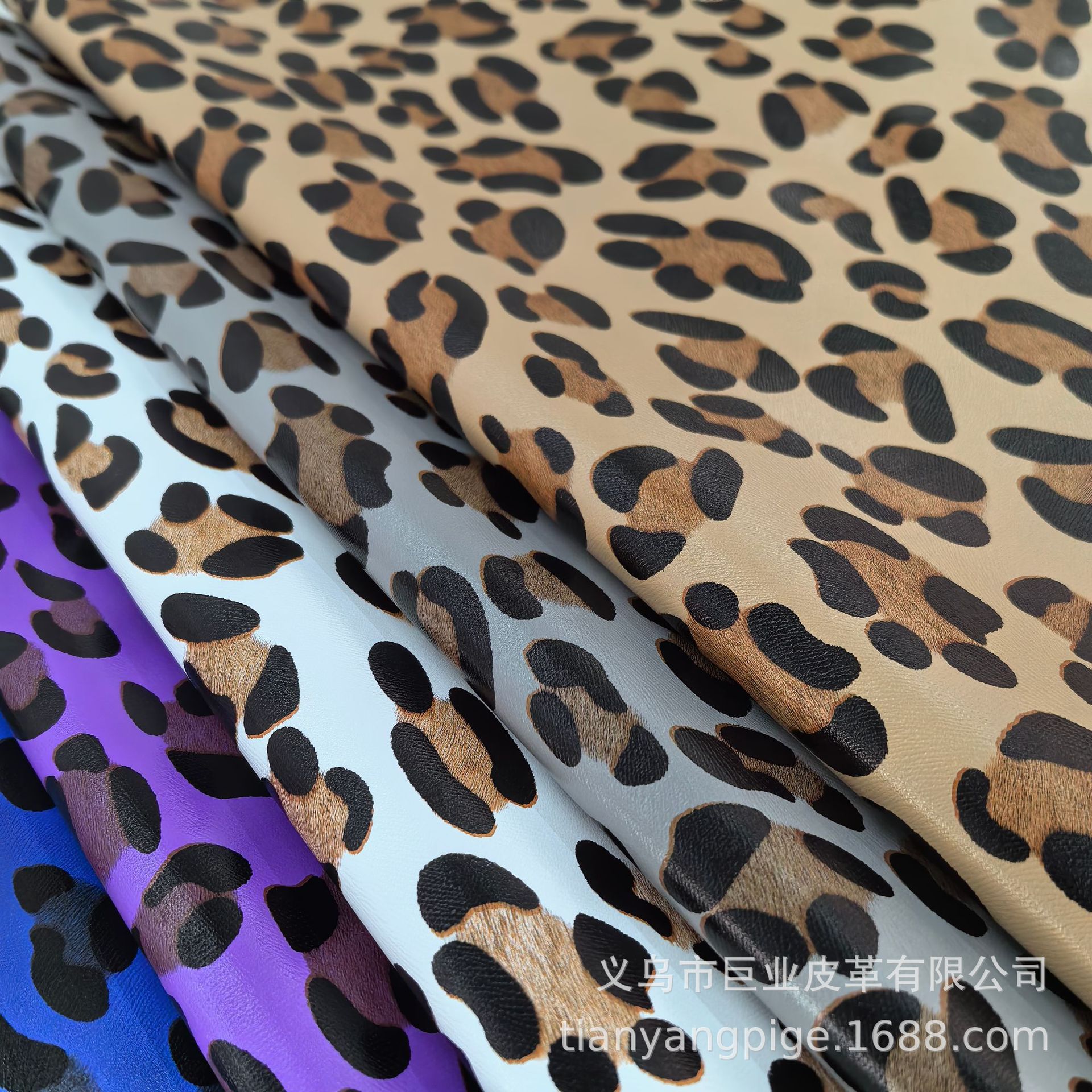 Pu Artificial Leather Leopard Cat Claw Leather Print New European Standard Environmental Protection Leather Bags Belt Shoes Sofa Leather Leather Fabric Specification drawing