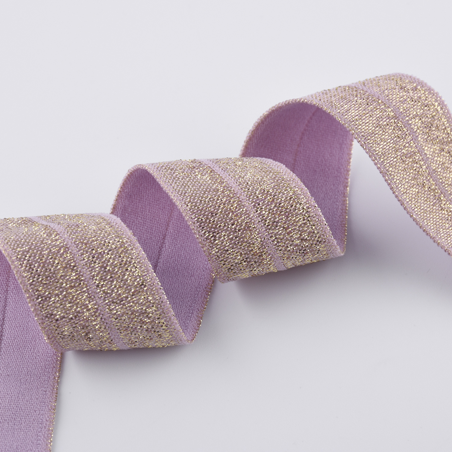 Wholesale of edge straps, elastic bands, colored elastic bands, gold and silver wire edge straps, and clothing accessories in stock Specification image