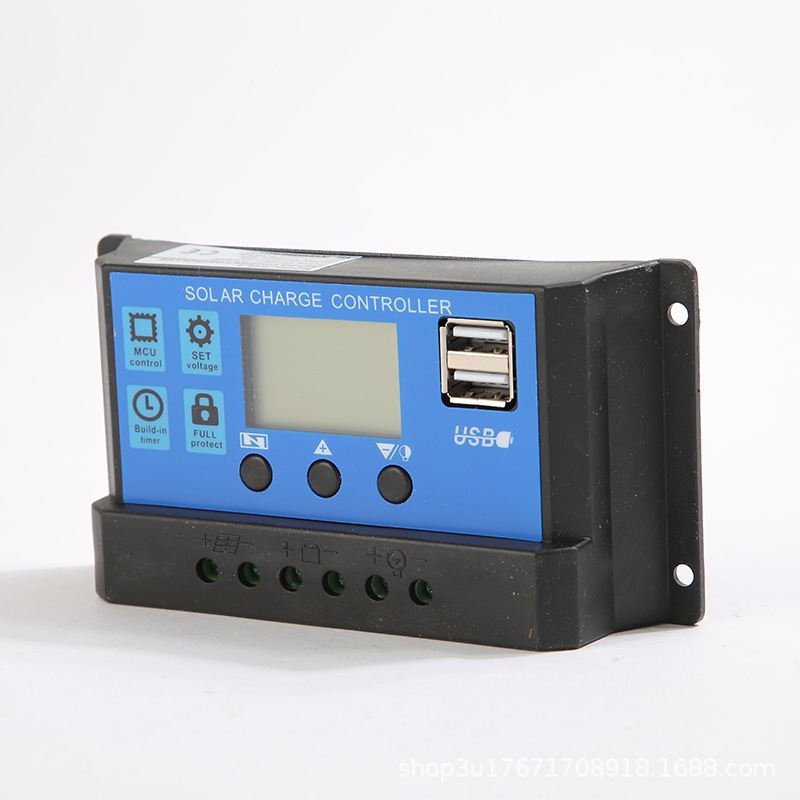 12V/24V10a 20A 30A Solar Charging Controller Photovoltaic Panel Controller Street Light Controller Application Scenario
