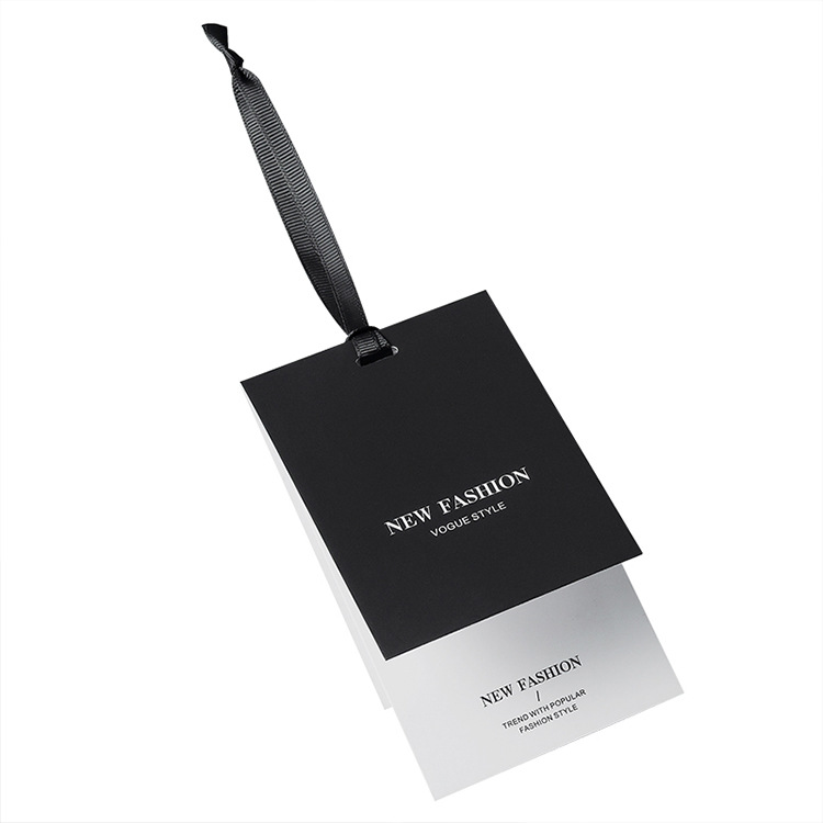 高端服装吊牌定 做男女装挂牌卡定 制设计百搭衣服标签衣通用现货详情图5