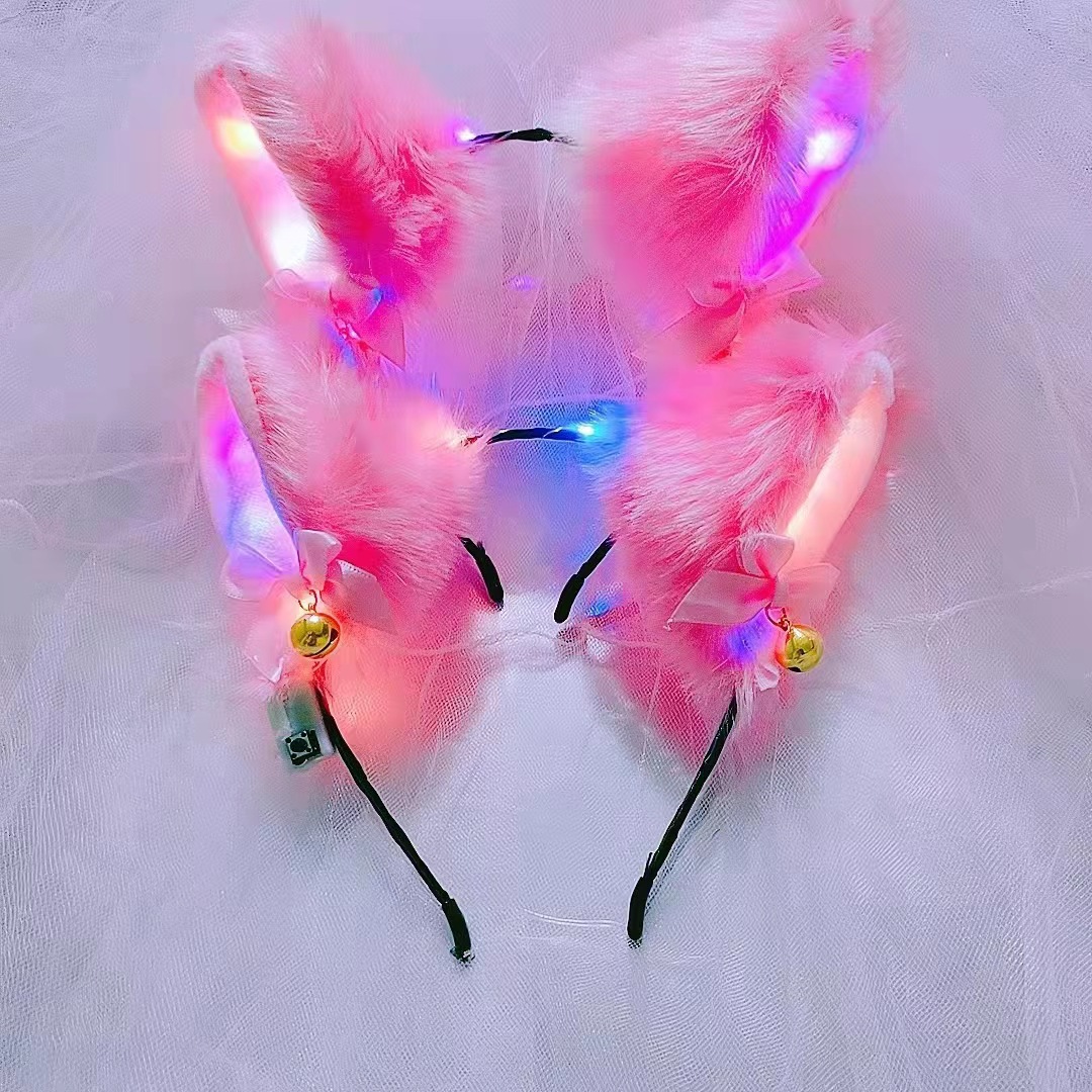 Deer antler headband headwear, forest-themed super fairy-like Internet celebrity, glowing little elk fairy, Christmas hair accessories and hairpins, dazzling colors Application Scenario