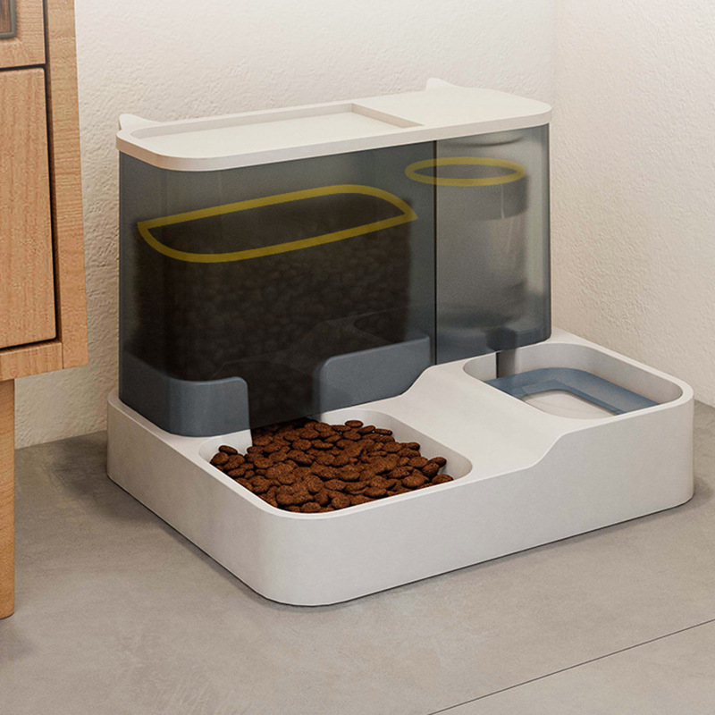 宠物喂食器猫咪自动喂食器饮水机大容量饮水一体流动水宠物用品详情图4
