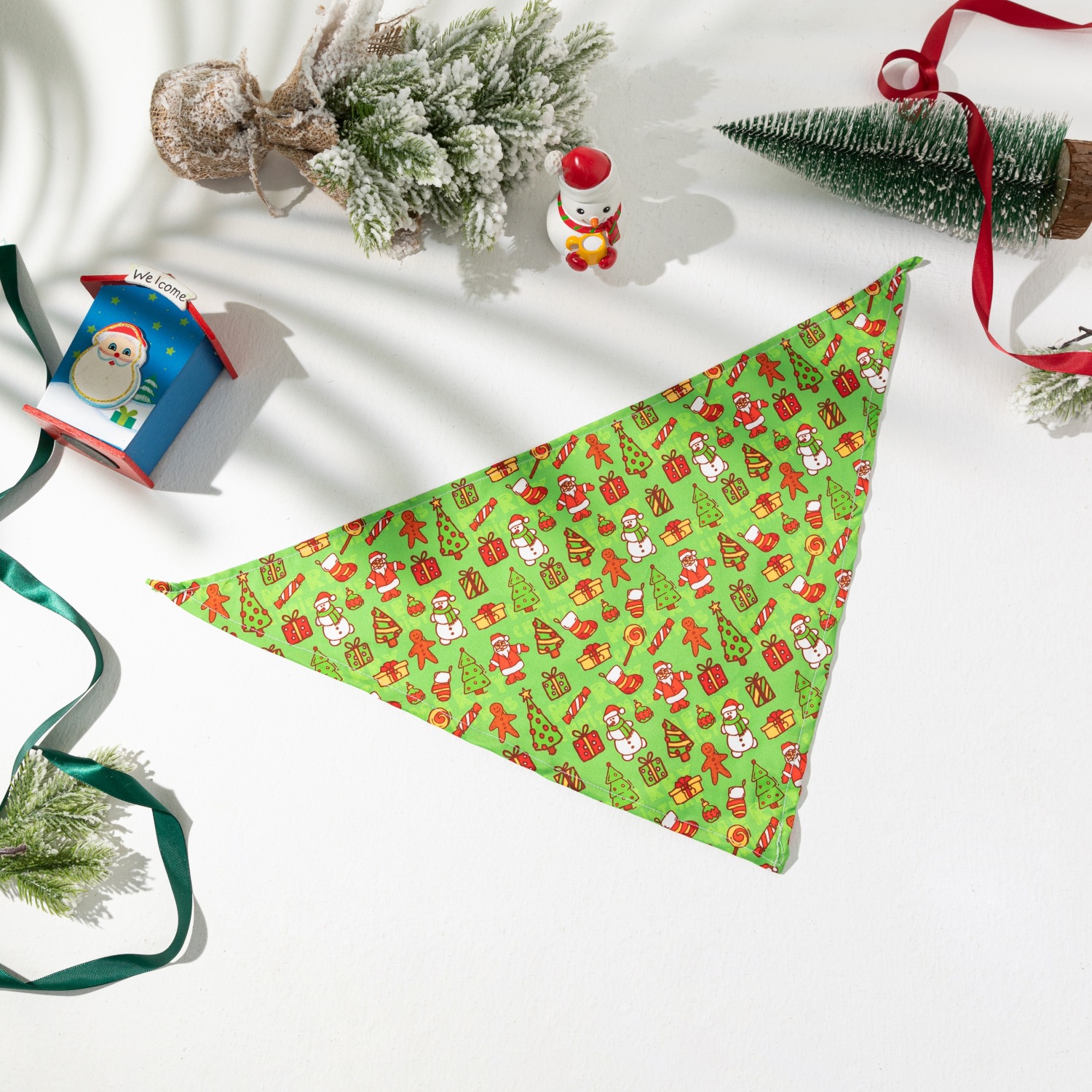 宠物围巾实物图