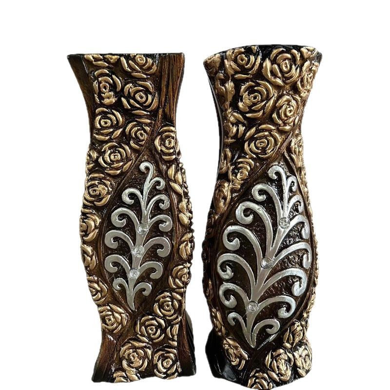 المزهرية الخزفية الخزفية السوداء المصنوعة من الخزف الأسود والخزف الأسود Item Picture
