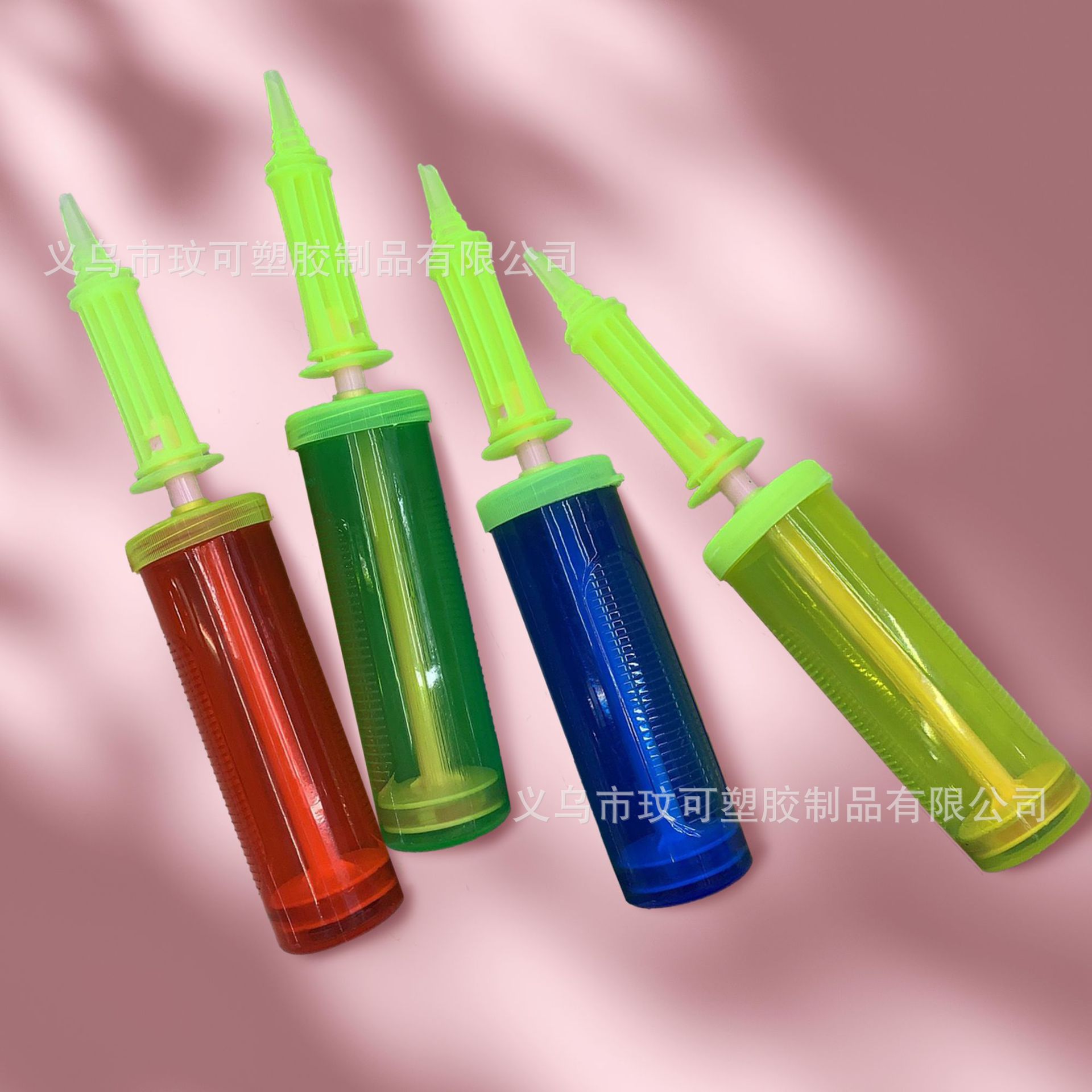 Air pump, air pump, balloon, hand-pushed air pump, manual plastic air pump, portable slanted balloon air pump details Picture