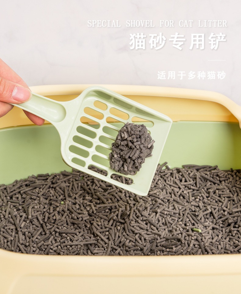 猫砂铲屎加大猫铲子细小孔猫中号简约宠物用屎便铲厕所豆腐沙铲子详情2