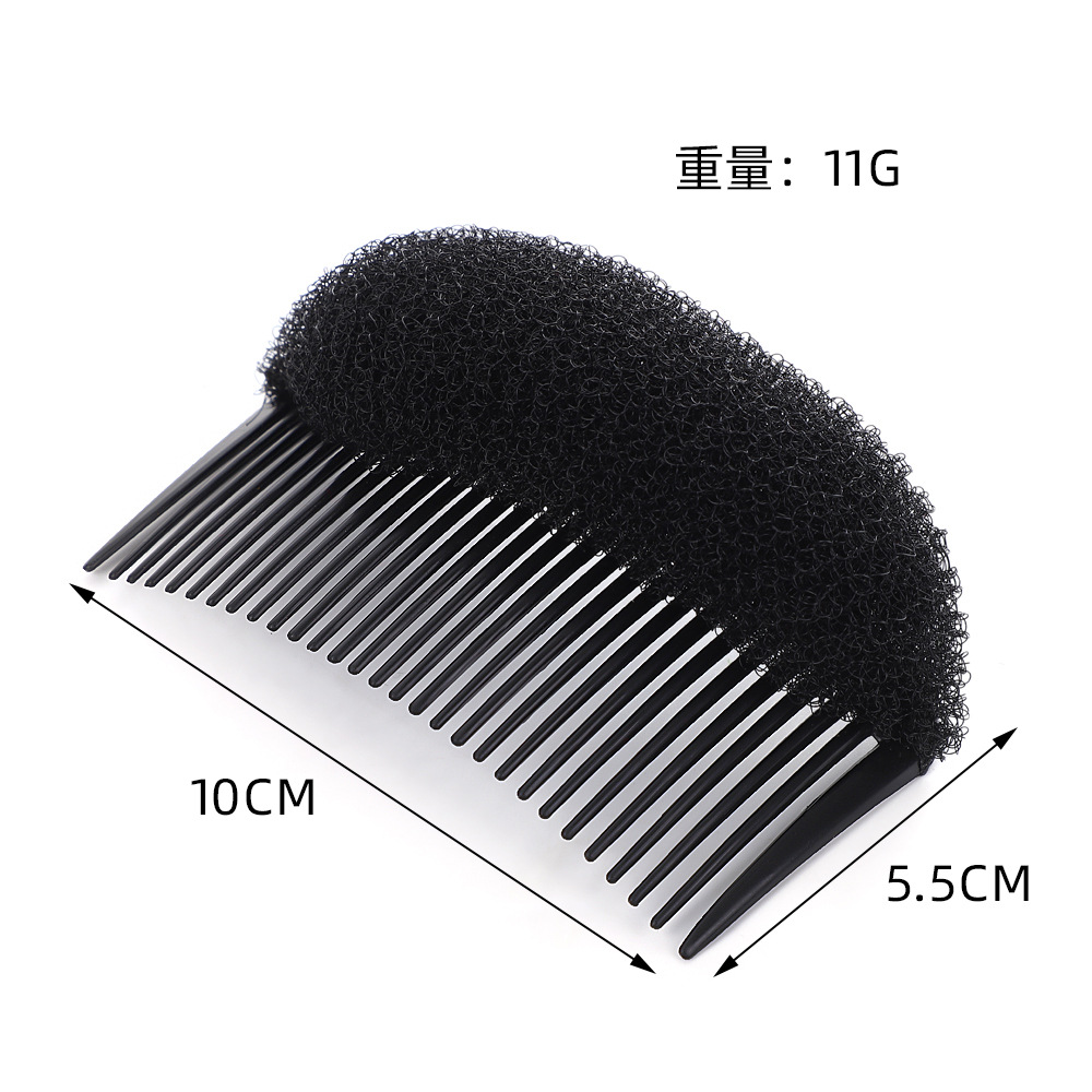 简约时尚蓬蓬贴造型美发垫发器 厂家现货发夹塑料插梳蓬松垫发器 Application Scenario
