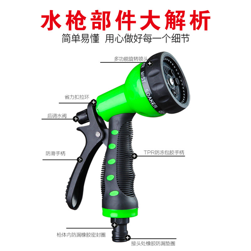 Multi-functional water gun adapter Specification image