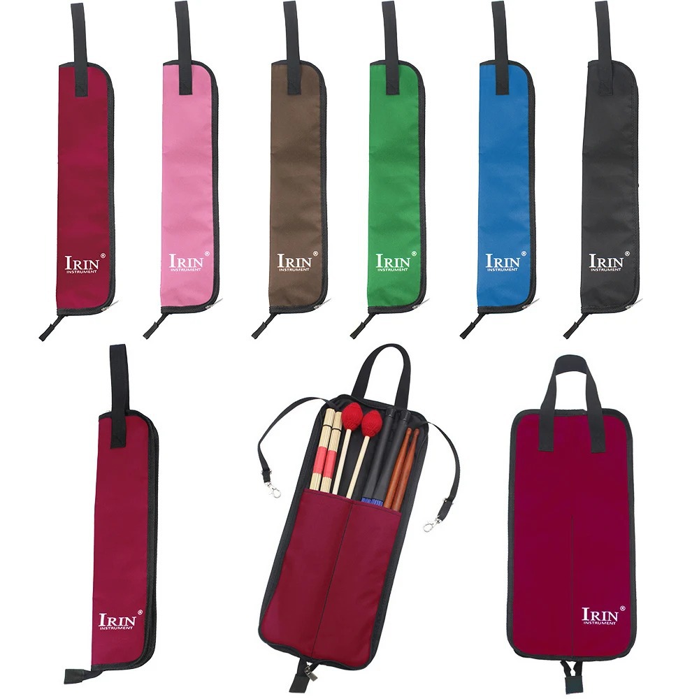 IRIN鼓棒袋架子鼓爵士鼓鼓棒专用包牛津布鼓棒桶鼓槌鼓刷收纳袋