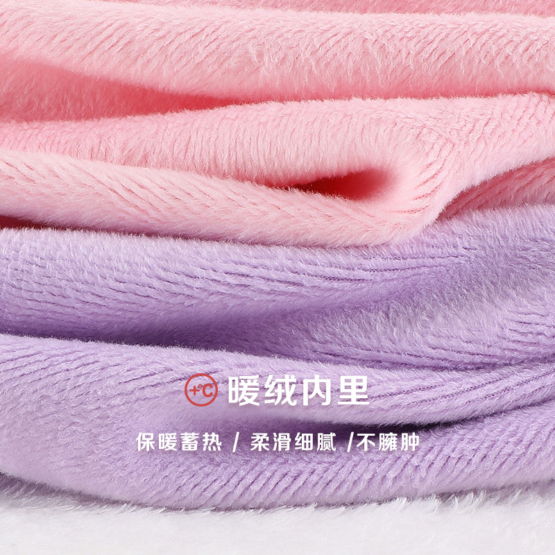 Girls' fleece suits, children's sportswear, autumn clothes, thickened hoodies and sweatpants for older kids, girls' autumn and winter children's coats Item Picture