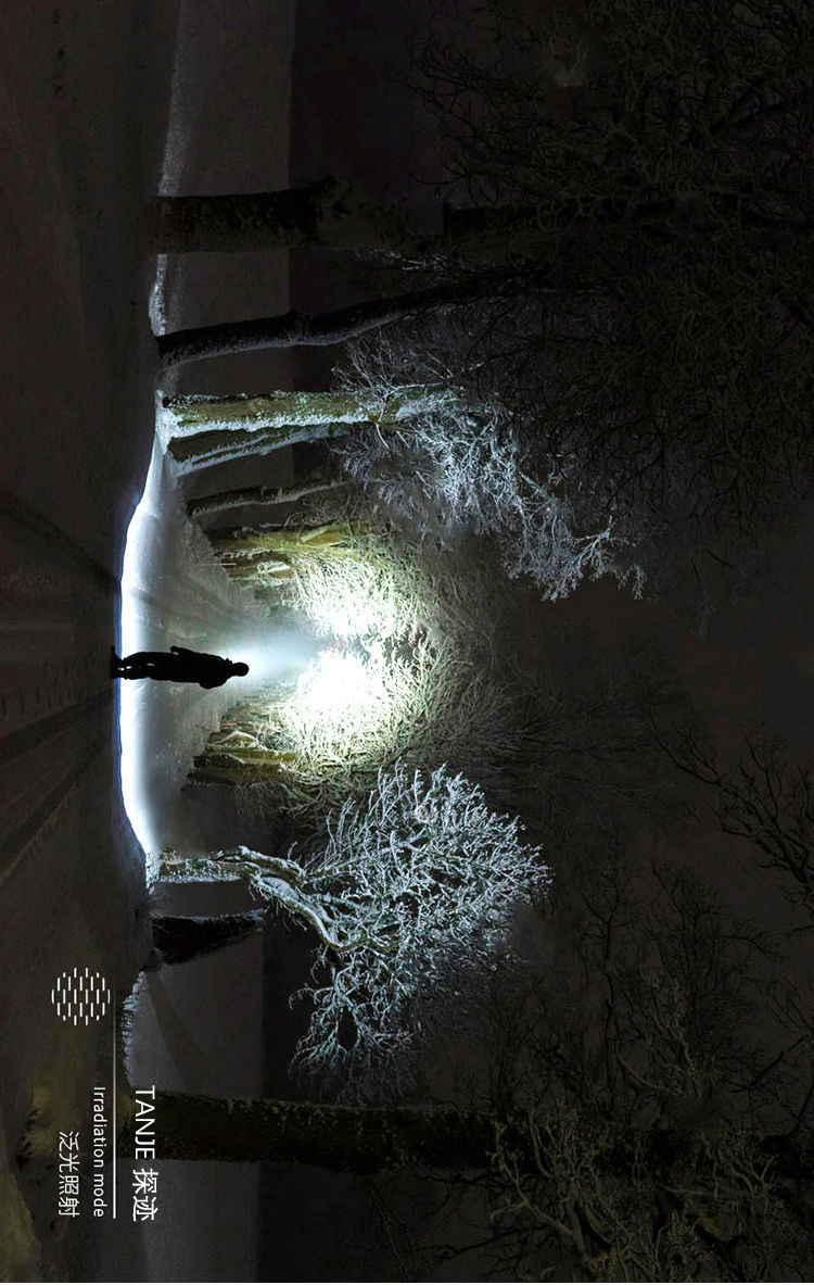 led flashlight, rechargeable, small, portable, ultra-bright, explosive, strong light long-range, night travel, home, outdoor special forces pic 14