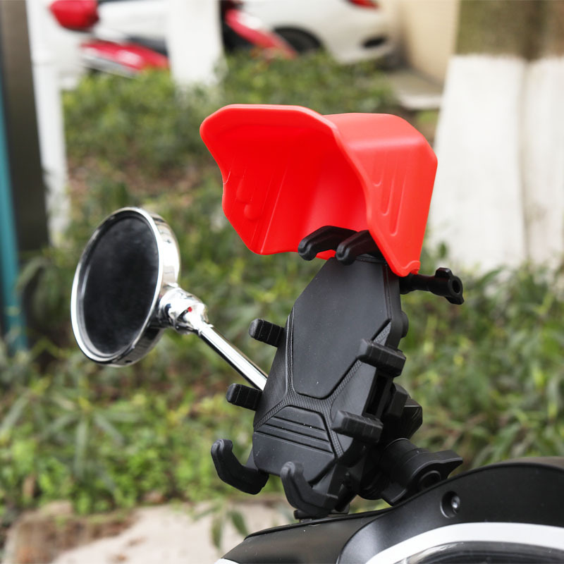 New small helmet electric bike, motorcycle takeout navigation, mobile phone stand, car sunshade, waterproof cycling mobile phone stand