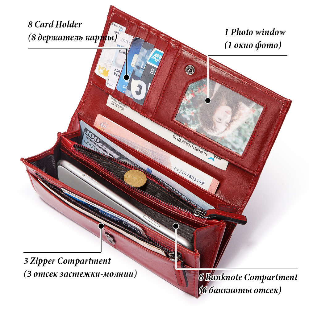 真皮女包实物图